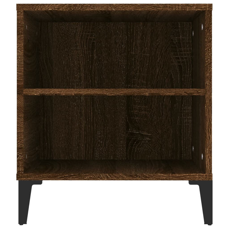 Tv-meubel 102x44,5x50 cm bewerkt hout bruin eikenkleur MeubelReus