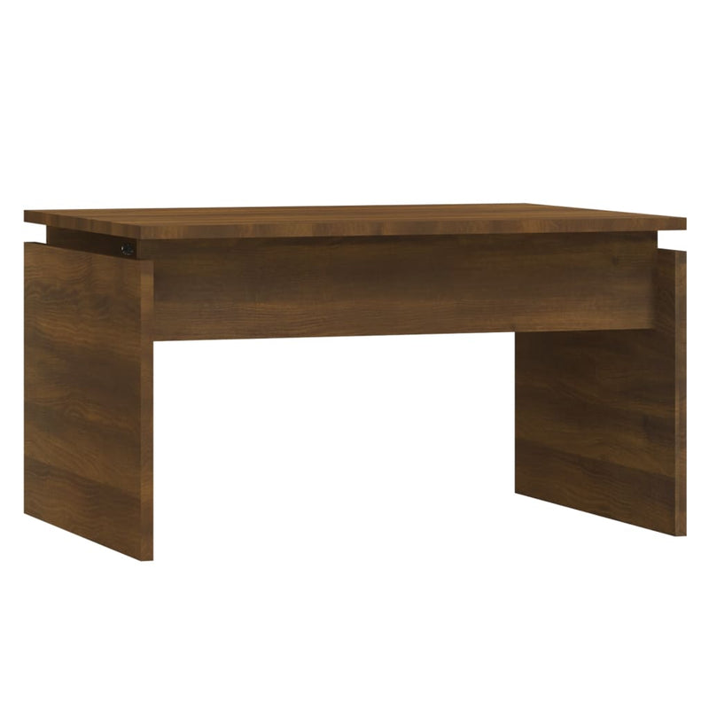Salontafel 68x50x38 cm bewerkt hout bruin eikenkleur MeubelReus