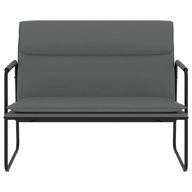 Bankje 100x64x80 cm kunstleer grijs MeubelReus