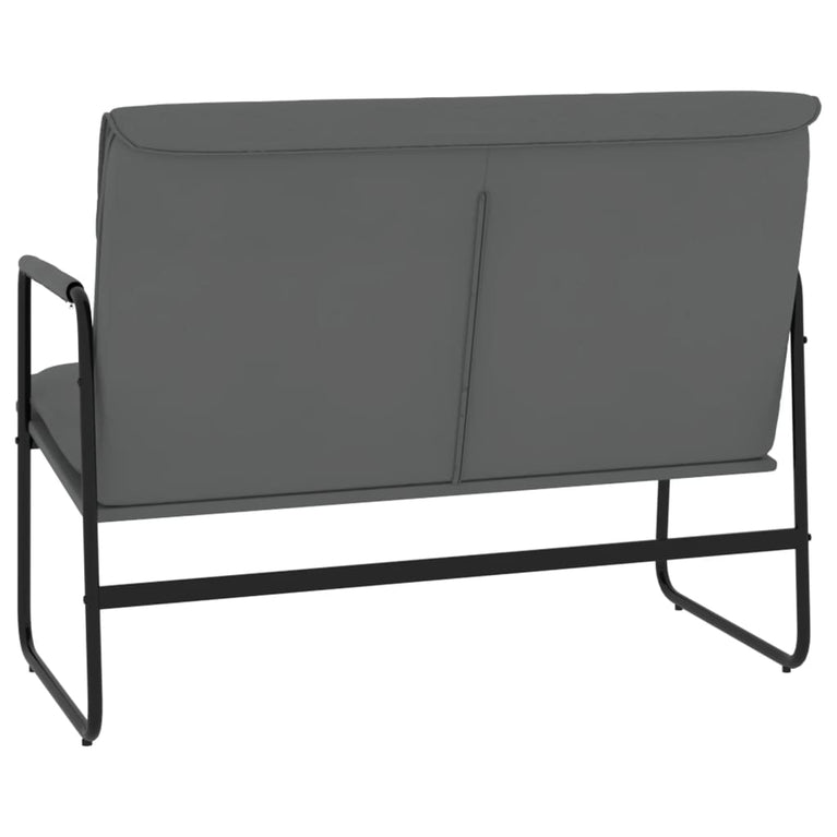 Bankje 100x64x80 cm kunstleer grijs MeubelReus