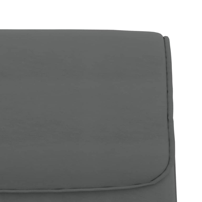 Bankje 100x64x80 cm kunstleer grijs MeubelReus