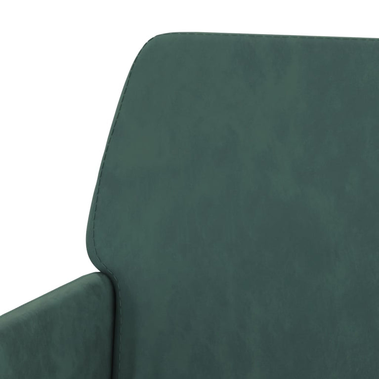 Bankje 108x79x79 cm fluweel donkergroen MeubelReus