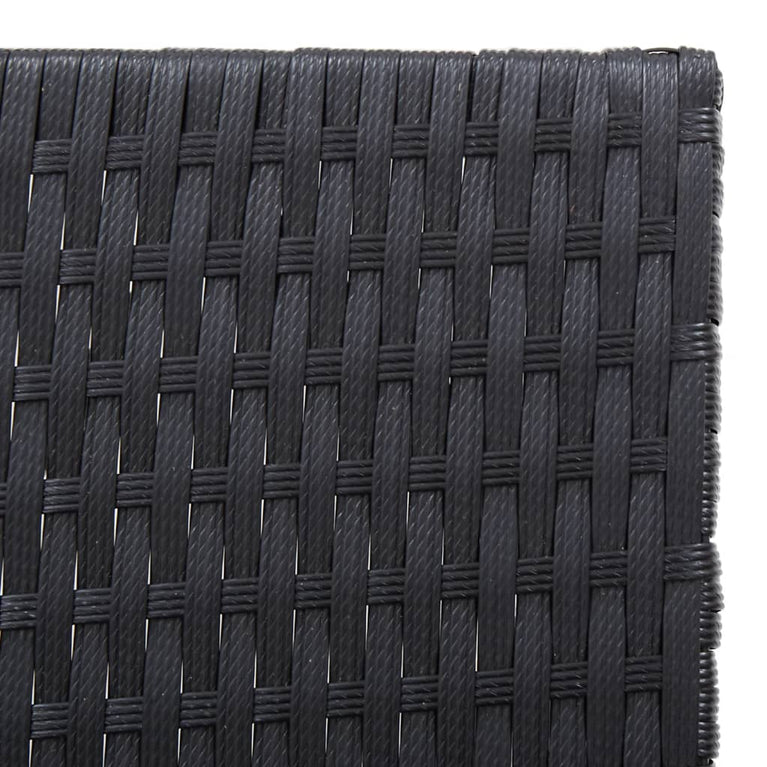 3-delige Loungeset poly rattan en massief acaciahout MeubelReus