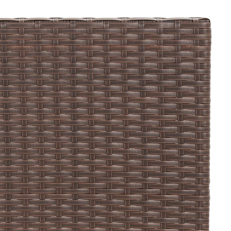 Bistrotafel inklapbaar 55x54x71 cm poly rattan bruin MeubelReus