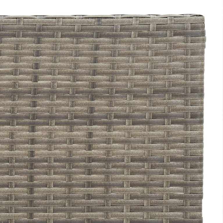Bistrotafel inklapbaar 55x54x71 cm poly rattan grijs MeubelReus