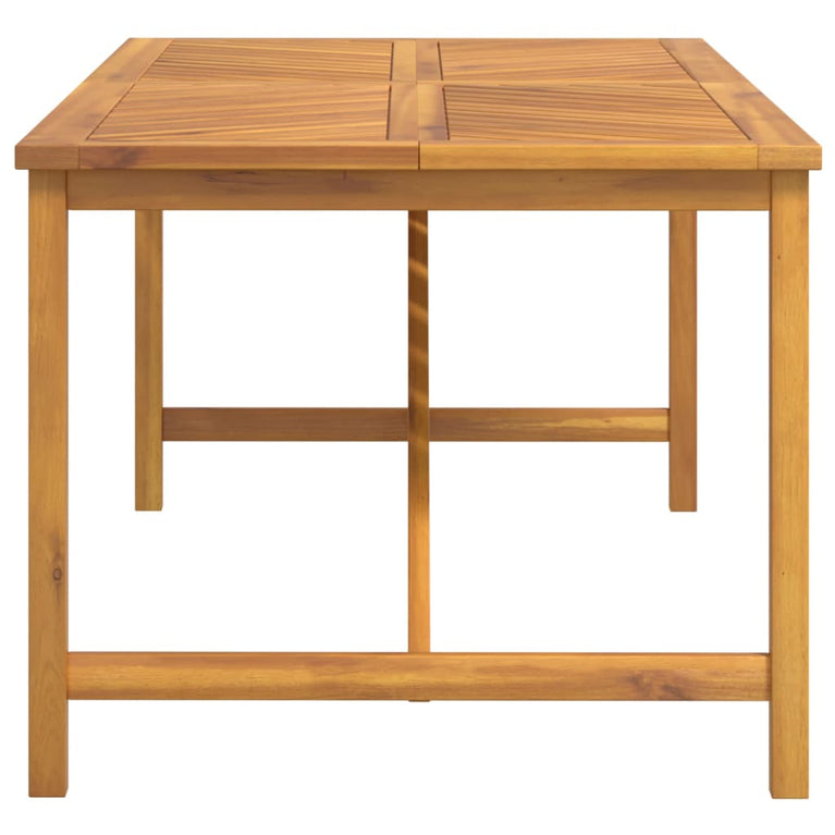 Tuintafel 200x90x74 cm massief acaciahout MeubelReus