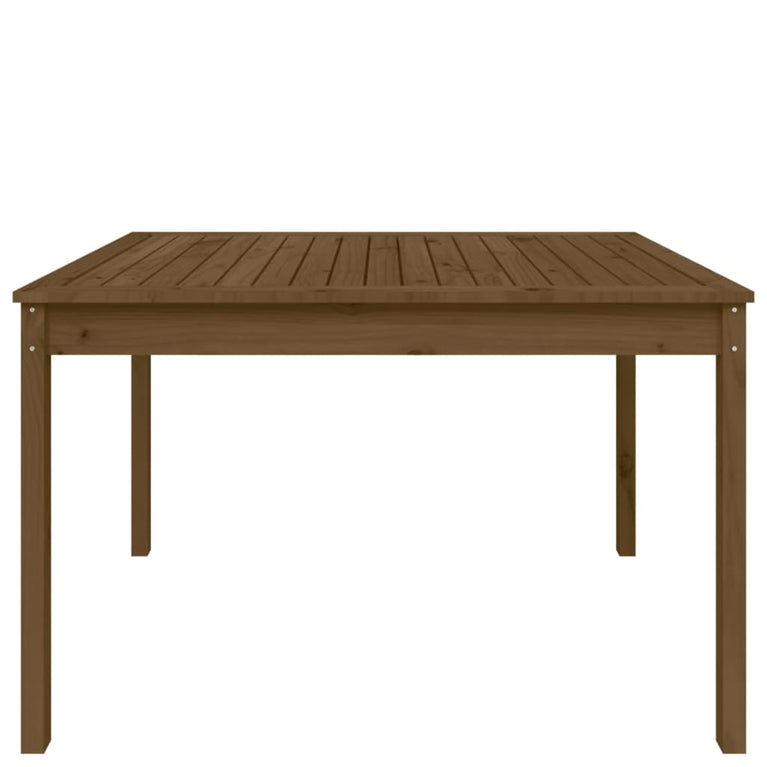 Tuintafel 121x82,5x76 cm massief grenenhout honingbruin MeubelReus