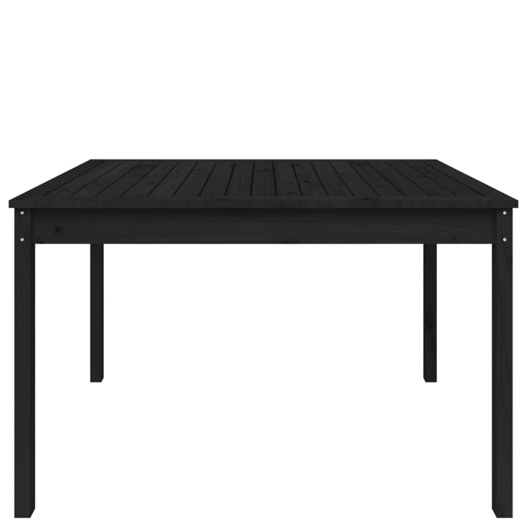 Tuintafel 121x82,5x76 cm massief grenenhout zwart MeubelReus