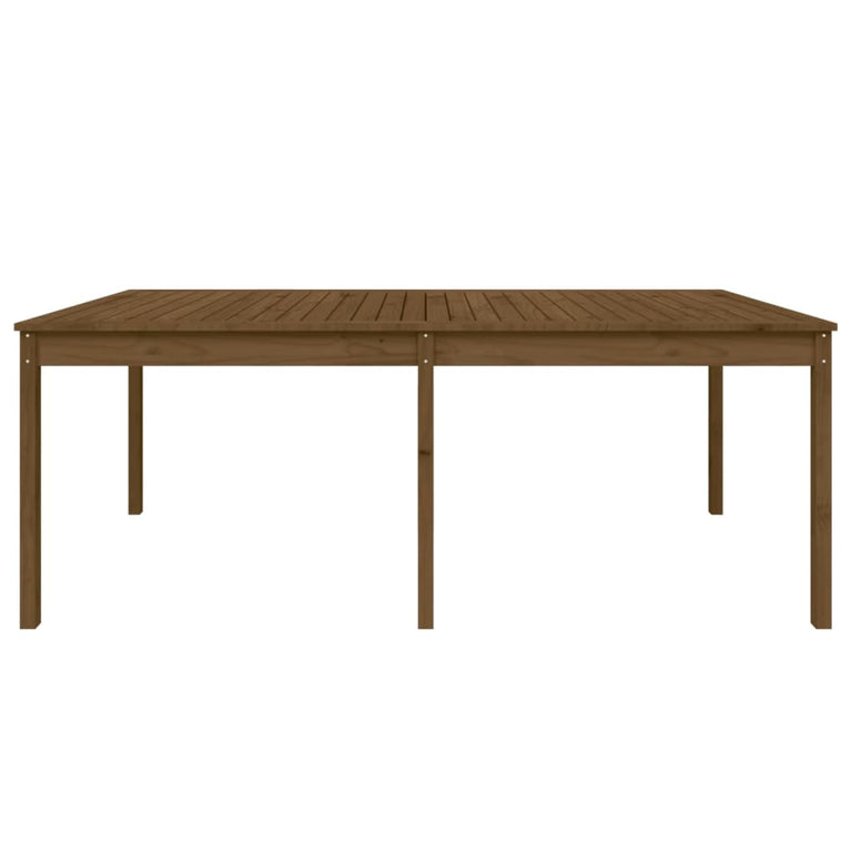 Tuintafel 203,5x100x76 cm massief grenenhout honingbruin MeubelReus