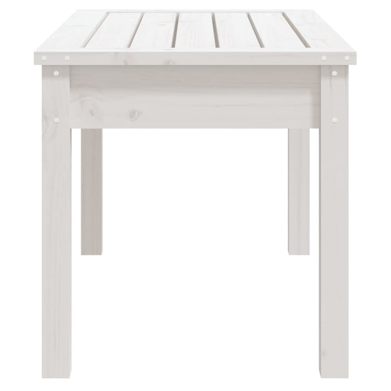 Tuinbank 80x44x45 cm massief grenenhout wit MeubelReus