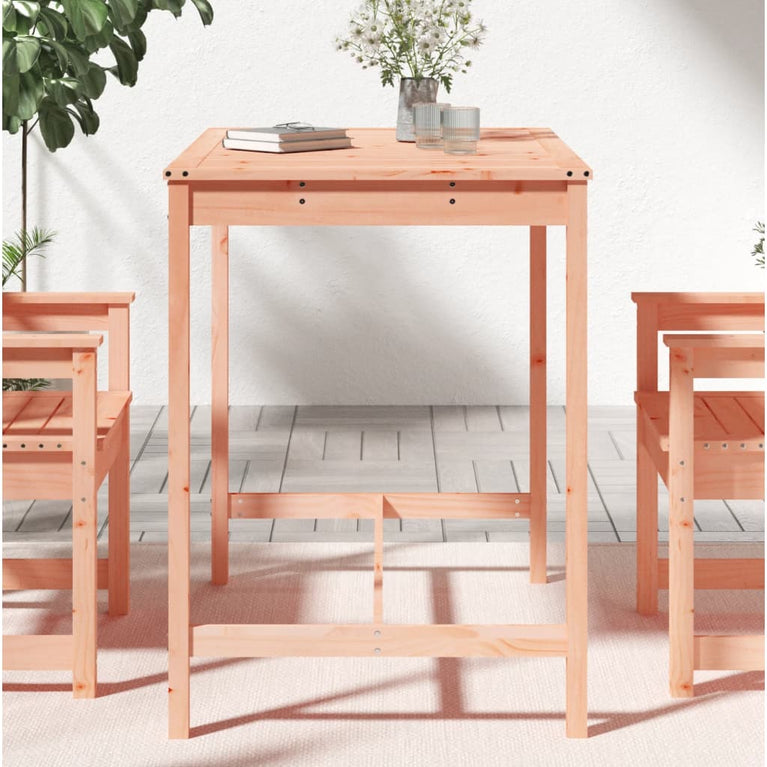Tuintafel 121x82,5x110 cm massief douglashout MeubelReus