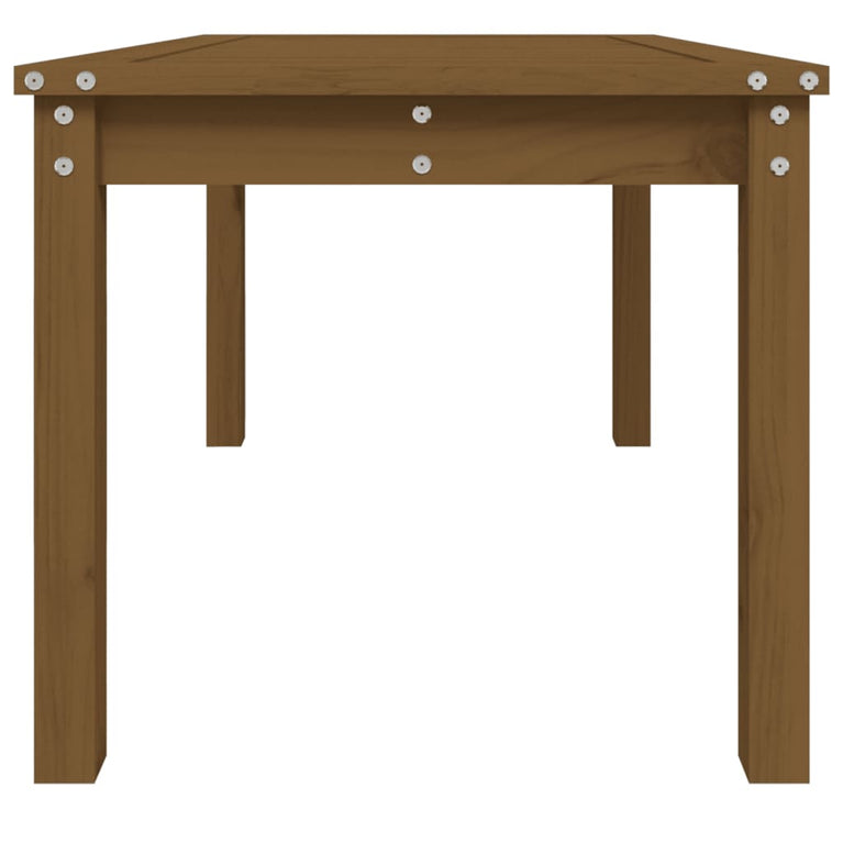 Tuintafel 82,5x50,5x45 cm massief grenenhout honingbruin MeubelReus