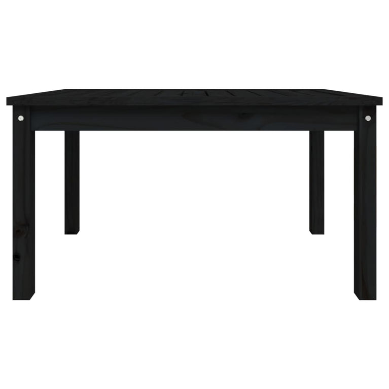 Tuintafel 82,5x50,5x45 cm massief grenenhout zwart MeubelReus