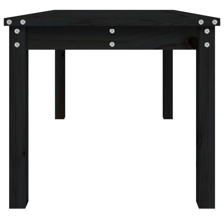 Tuintafel 82,5x50,5x45 cm massief grenenhout zwart MeubelReus