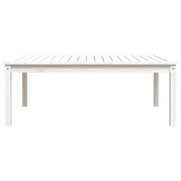 Tuintafel 121x82,5x45 cm massief grenenhout wit MeubelReus