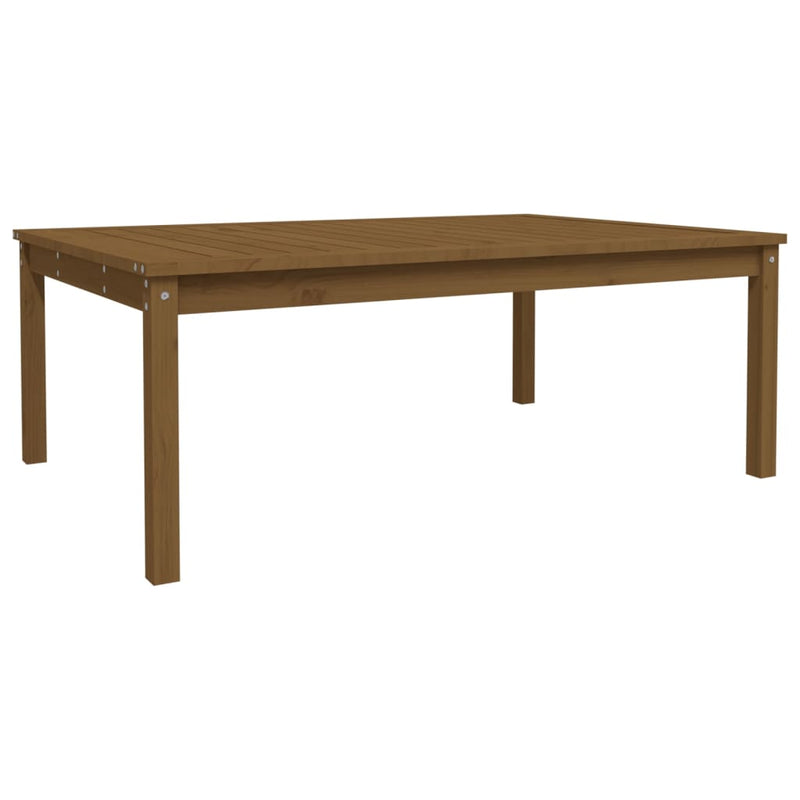 Tuintafel 121x82,5x45 cm massief grenenhout honingbruin MeubelReus