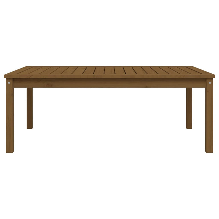 Tuintafel 121x82,5x45 cm massief grenenhout honingbruin MeubelReus