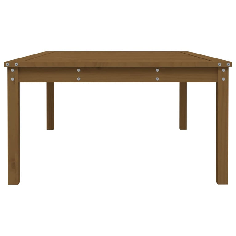 Tuintafel 121x82,5x45 cm massief grenenhout honingbruin MeubelReus