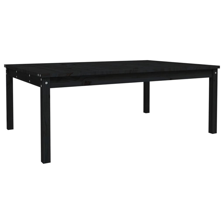 Tuintafel 121x82,5x45 cm massief grenenhout zwart MeubelReus