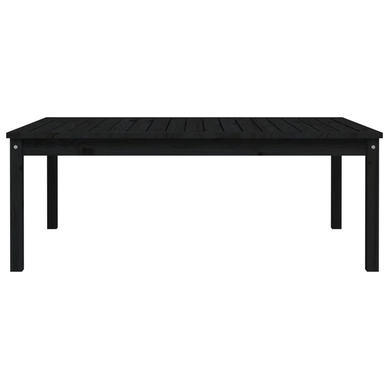 Tuintafel 121x82,5x45 cm massief grenenhout zwart MeubelReus