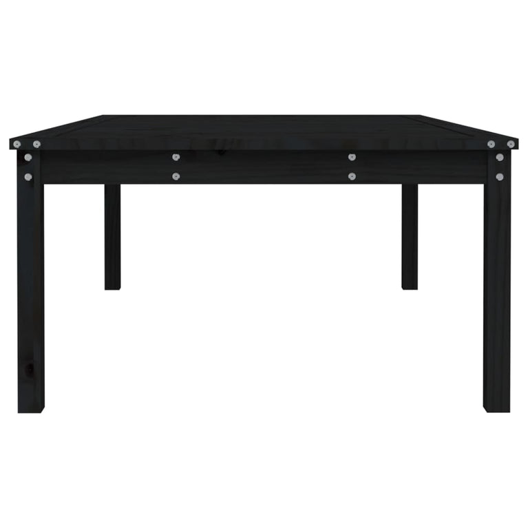Tuintafel 121x82,5x45 cm massief grenenhout zwart MeubelReus