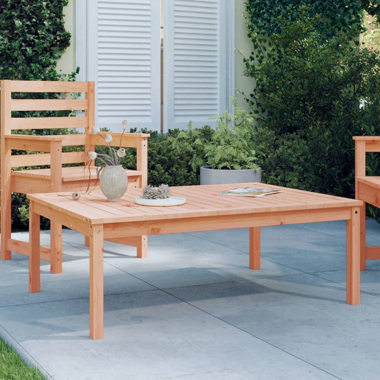 Tuintafel 121x82,5x45 cm massief douglashout MeubelReus