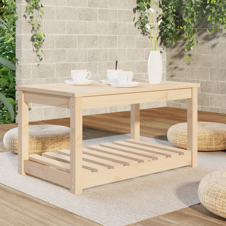 Tuintafel 82,5x50,5x45 cm massief grenenhout MeubelReus