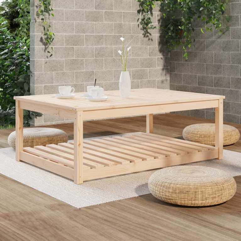 Tuintafel 121x82,5x45 cm massief grenenhout MeubelReus