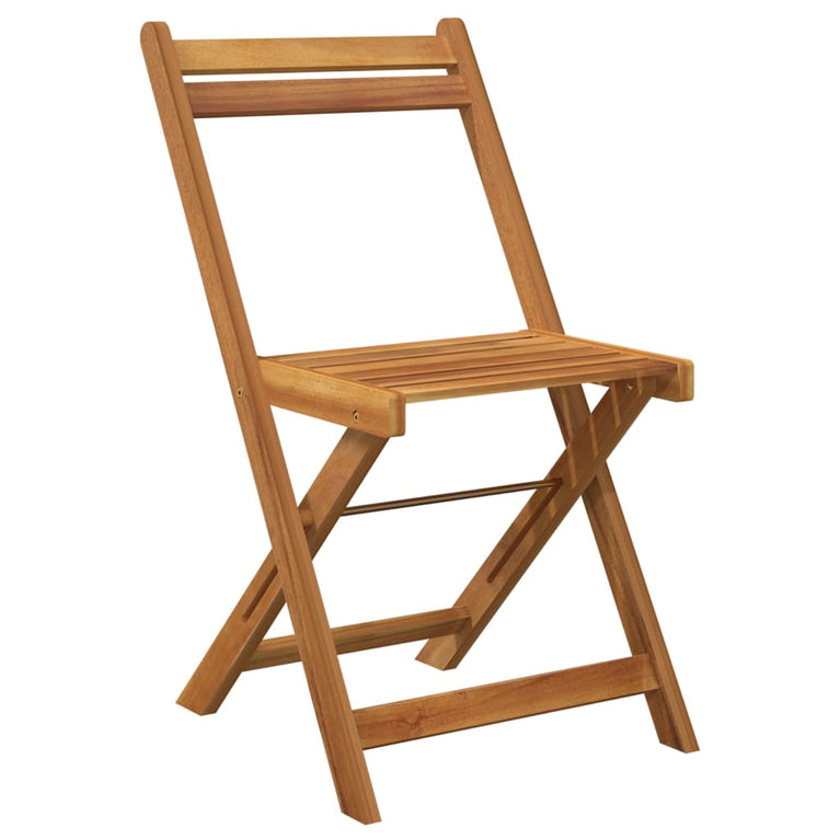 3-delige Bistroset inklapbaar massief acaciahout MeubelReus