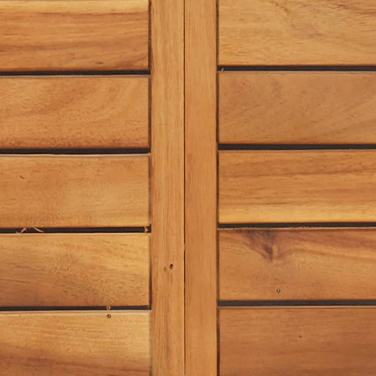 3-delige Bistroset inklapbaar met kussens massief acaciahout MeubelReus