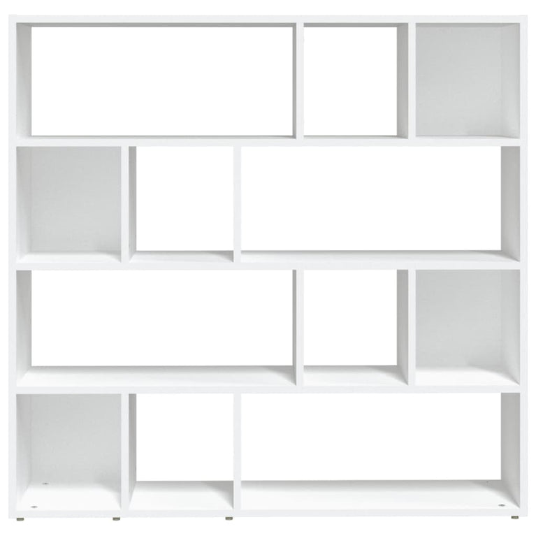 Boekenkast/kamerscherm 105x24x102 cm wit