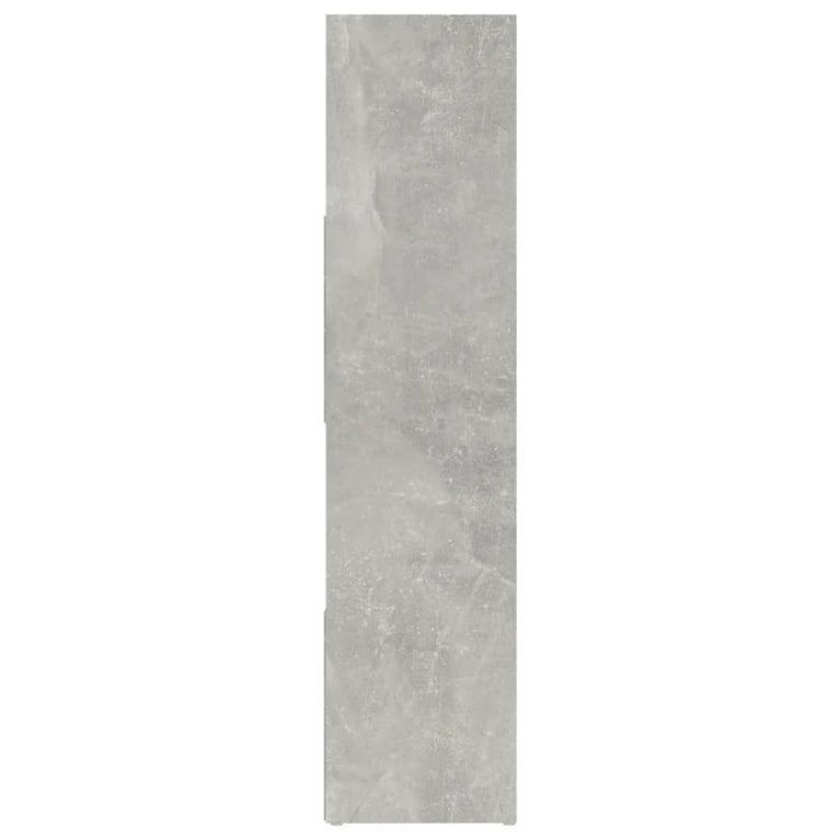 Boekenkast/kamerscherm 105x24x102 cm betongrijs