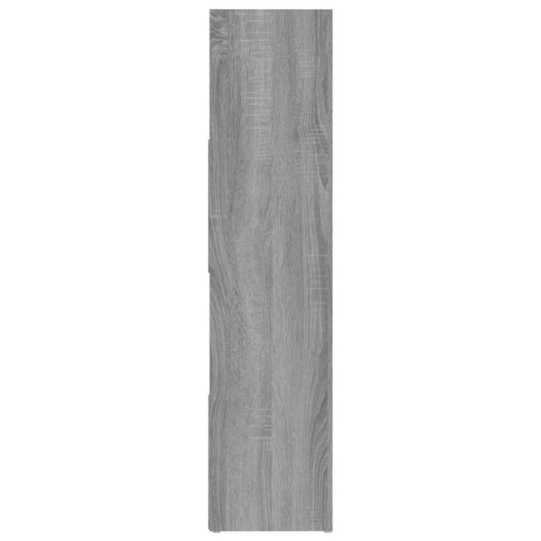 Boekenkast/kamerscherm 105x24x102 cm grijs sonoma eikenkleurig