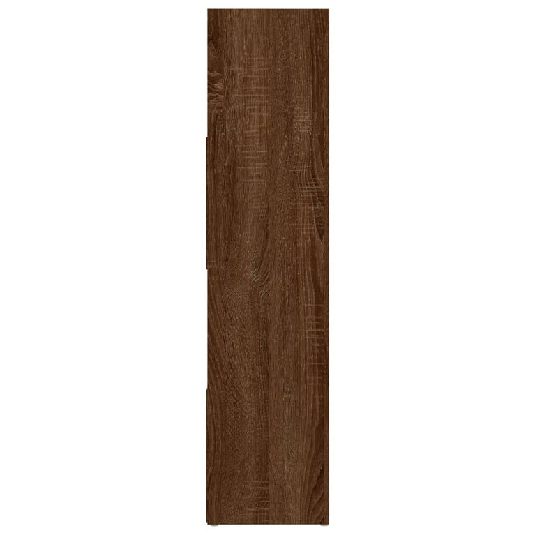Boekenkast/kamerscherm 105x24x102 cm bruin eikenkleur MeubelReus