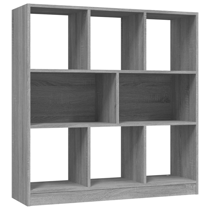 Boekenkast 97,5x29,5x100 cm bewerkt hout grijs sonoma eiken MeubelReus