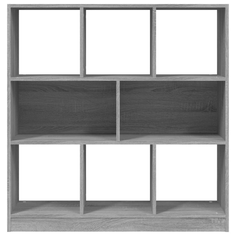 Boekenkast 97,5x29,5x100 cm bewerkt hout grijs sonoma eiken MeubelReus