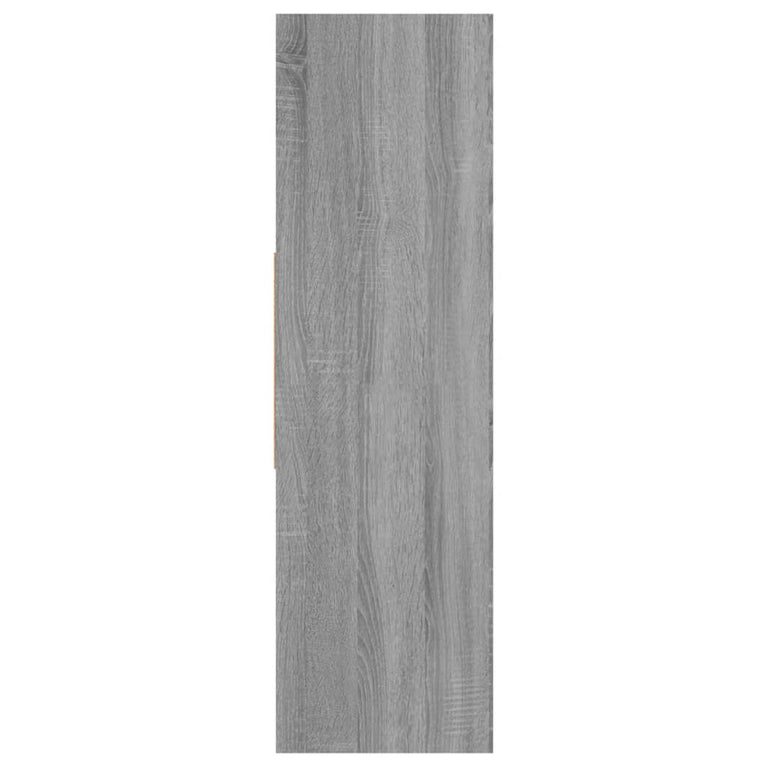 Boekenkast 97,5x29,5x100 cm bewerkt hout grijs sonoma eiken MeubelReus