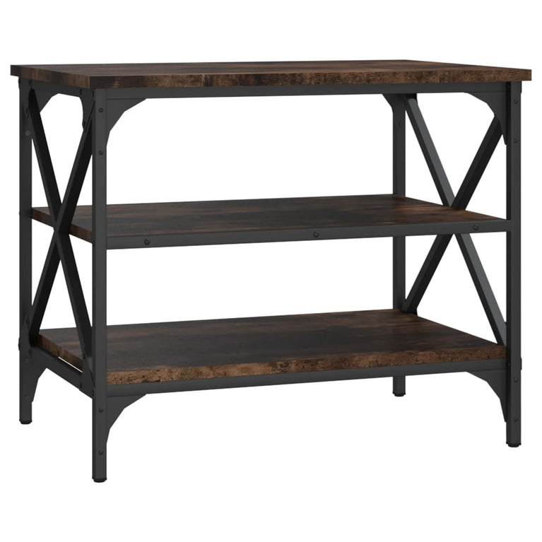 Tv-meubel 60x40x50 cm bewerkt hout gerookt eikenkleurig MeubelReus