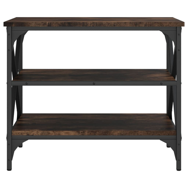 Tv-meubel 60x40x50 cm bewerkt hout gerookt eikenkleurig MeubelReus