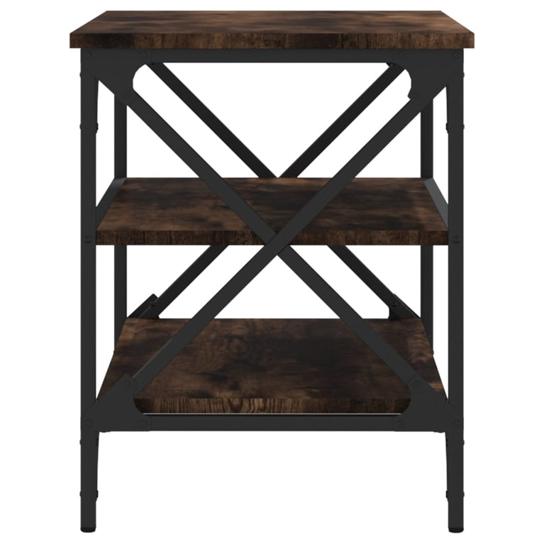Tv-meubel 60x40x50 cm bewerkt hout gerookt eikenkleurig MeubelReus