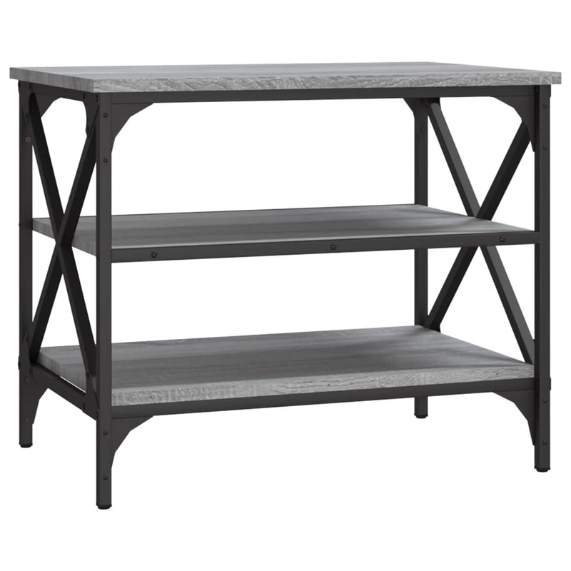 Tv-meubel 60x40x50 cm bewerkt hout grijs sonoma eikenkleurig MeubelReus