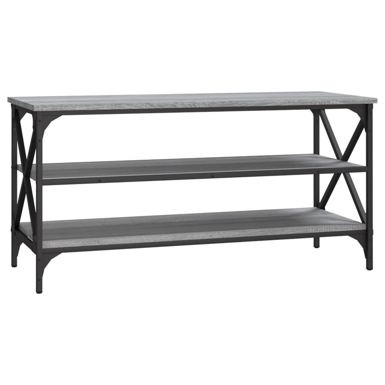 Tv-meubel 100x40x50 cm bewerkt hout grijs sonoma eikenkleurig MeubelReus