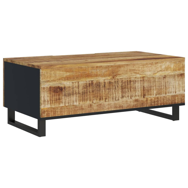 Salontafel 100x54x40 cm massief mangohout en bewerkt hout MeubelReus
