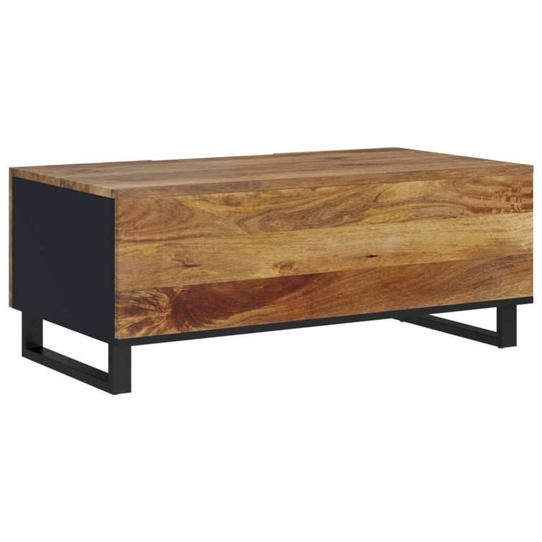 Salontafel 100x54x40 cm massief mangohout en bewerkt hout MeubelReus