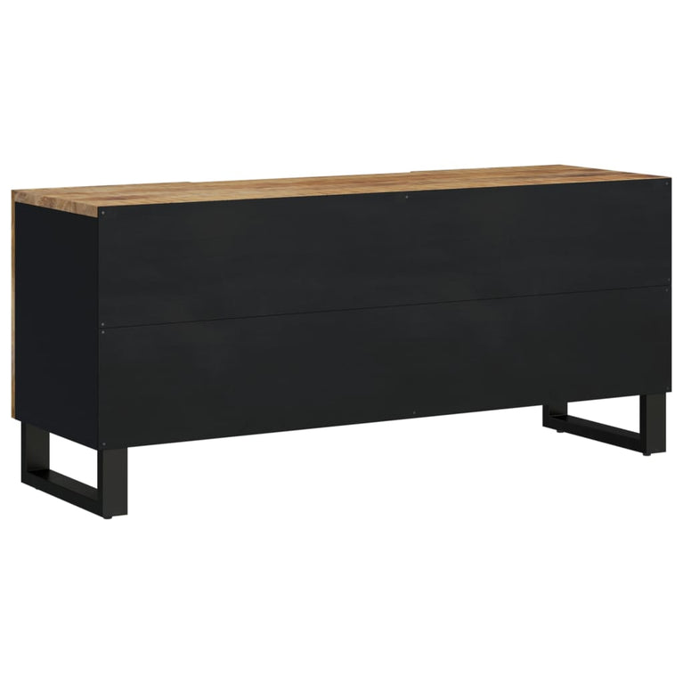 Tv-meubel 105x33,5x46 cm massief mangohout en bewerkt hout MeubelReus