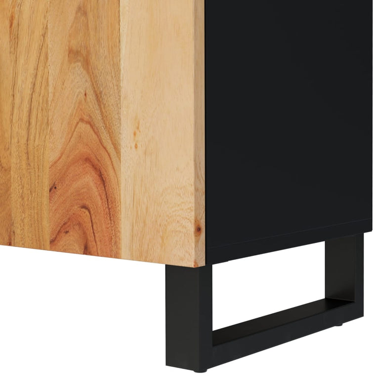 Tv-meubel 105x33,5x46 cm massief acaciahout en bewerkt hout MeubelReus
