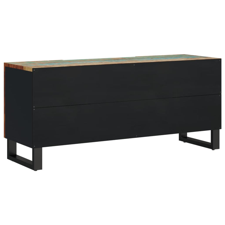 Tv-meubel 105x33,5x46 cm massief hout gerecycled bewerkt hout