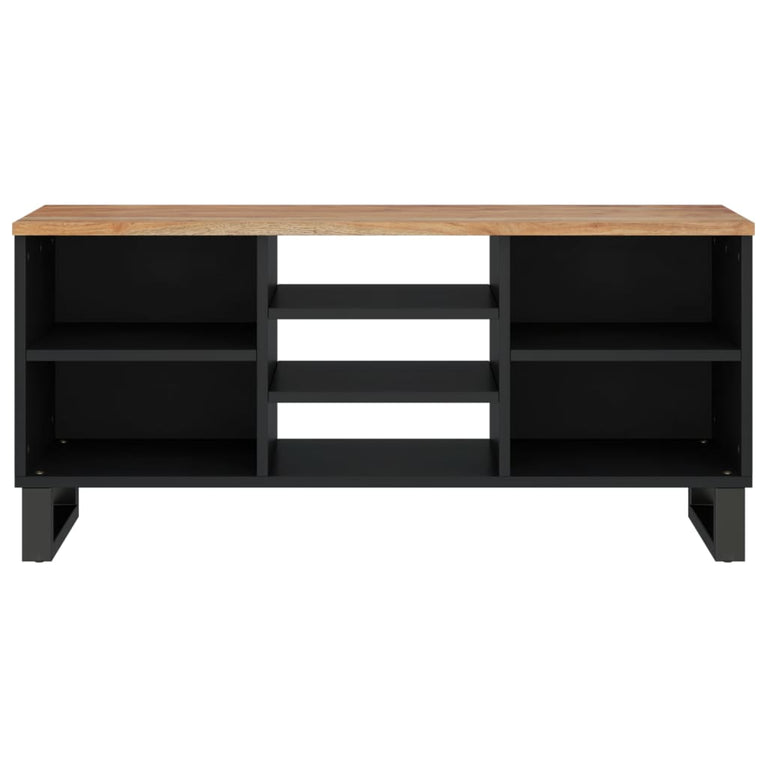 Tv-meubel 100x33x46 cm massief acaciahout en bewerkt hout MeubelReus