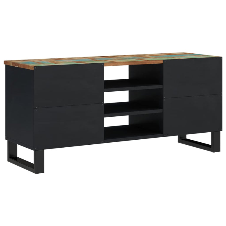 Tv-meubel 100x33x46 cm massief hout gerecycled en bewerkt hout MeubelReus