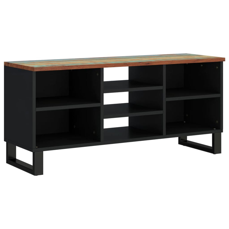 Tv-meubel 100x33x46 cm massief hout gerecycled en bewerkt hout MeubelReus